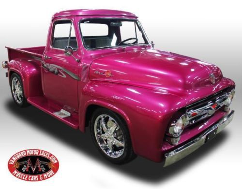 55 ford f100 restomod pick up a/c 302 auto gorgeous hot
