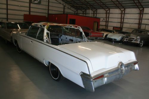 1965 chrysler crown imperial convertible project/parts car low# made 413  air