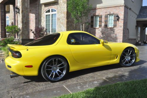 1993 mazda rx-7 fd r1 coupe 2-door 1.3l mica yellow very rare   nice