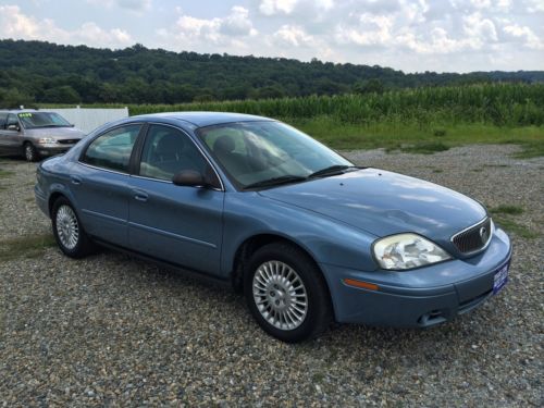 No reserve nr 2005 mercury sable 4dr sdn gs  cold ac, cd player, power options