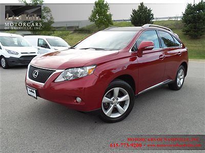 5-days *no reserve* &#039;11 rx350 awd nav back-up vent seats carfax off lease w-ty