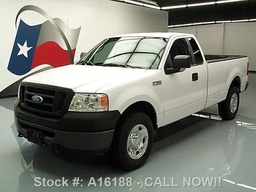 2007 ford f-150 regular cab 4x4 long bed automatic 67k texas direct auto