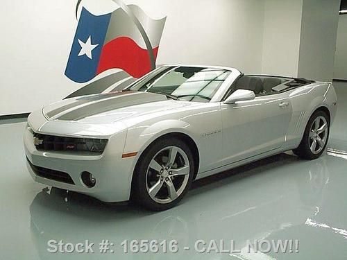 2012 chevy camaro 2lt convertible rs auto leather 10k!! texas direct auto