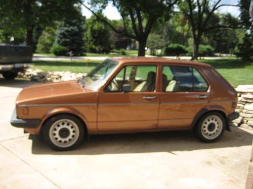 1980 volkswagen rabbit 4dr 1.6td turbo diesel restored w/coil overs and exhaust