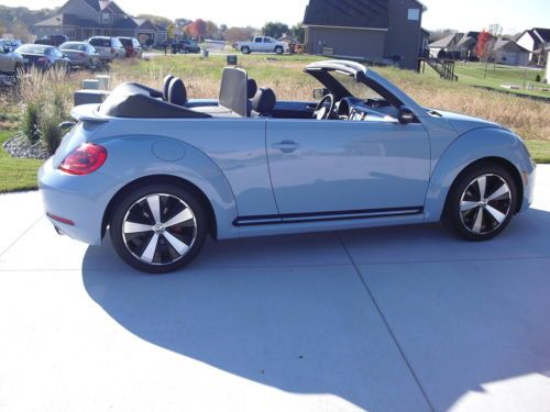 2013 vw beetle convertible 60s edition turbo 2.0t - only 754 mi - very rare!