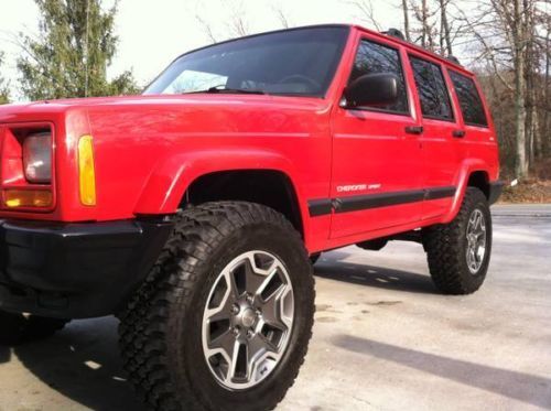 2001 jeep cherokee new lift wheels tires loaded