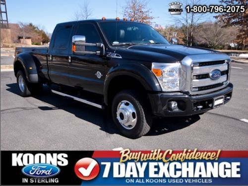 Fully loaded platinum~leather~moonroof~navigation~dually diesel~msrp $70500