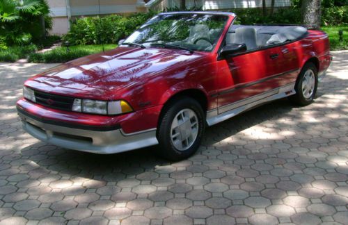 1989 chevrolet cavalier z24 convertible ~ 27k miles ~ mint garage find