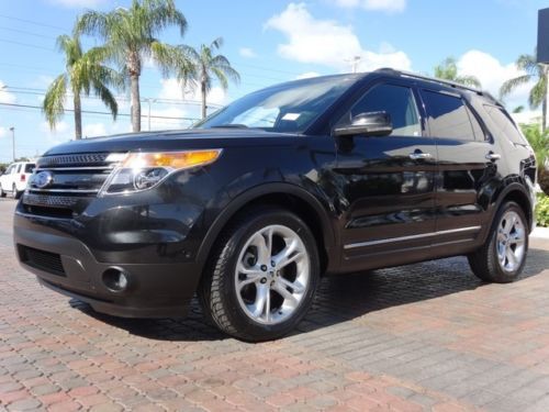 2011 ford explorer limited sunroof leather navigation 3rd row warranty