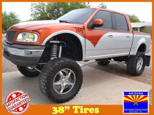 Lifted 4x4 ford monster truck offroad custom show 4wd 38&#034; tires ***no reserve***