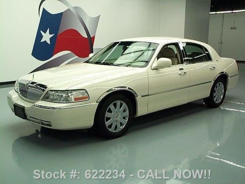 2007 lincoln town car designer 6pass heated leather 55k texas direct auto