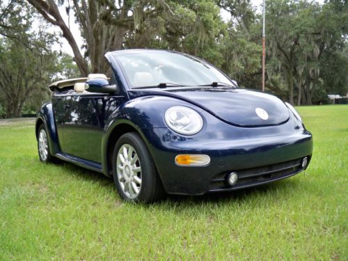 2005 volkswagen beetle gls convertible,auto,pwr top,lthr,loaded,last bid wins