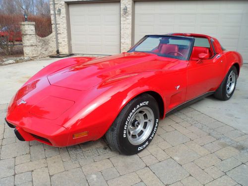 1979 corvette / 46,244 org. miles with glass tops,