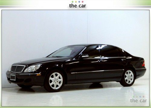 06 s430 4matic awd black on black navigation new tires pristine condition carfax