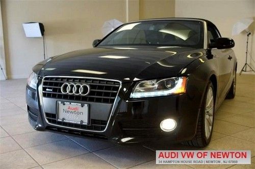 Black audi a5 coupe convertible auto heated seats leather nav 1 owner miles k55