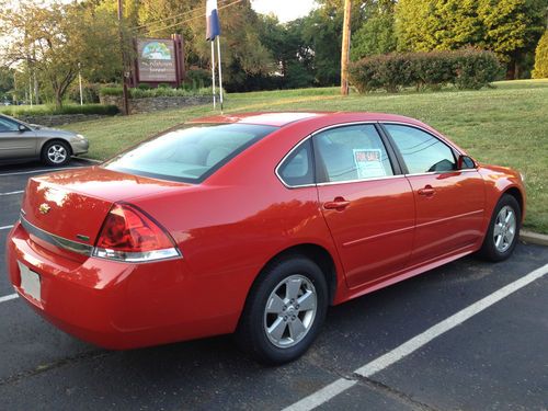 2011 chevrolet impala ls sedan 4-door 3.5l, red