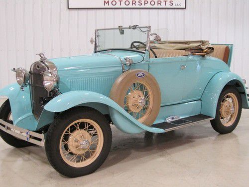 1931 ford model a roadster-new$$-  3 speed manual 2-door convertible rumble seat