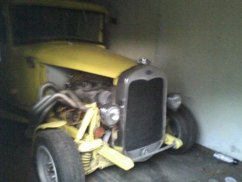 1930 model a 5 window coupe yellow