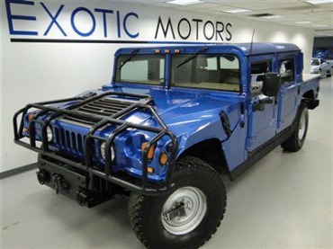 sports cars 70k on ... Am General Hummer H1! 4x4 Turbo Diesel Blue Grill Guard Only 70k Miles