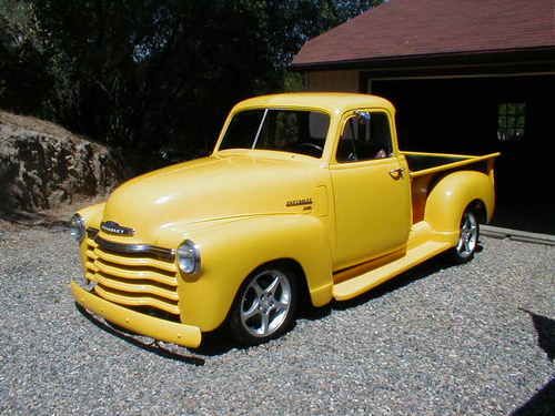 1950 chevy pickup custom hotrod