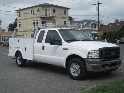 2006 ford f250 super duty extended utility 1 owner clean ready for work only 66k