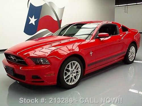 2013 ford mustang premium auto v6 pony pkg leather 9k texas direct auto