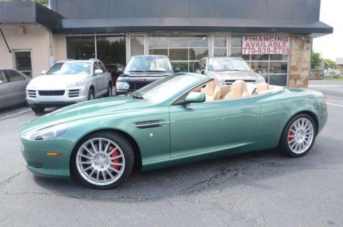 Aston martin db9 volante convertible 2006 only 7,850 one owner miles rare color