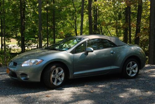 2008 mitsubishi eclipse spyder gs 2wd convertible with spoiler and heated seats!