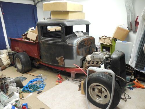 Ford rat rod chopped top truck