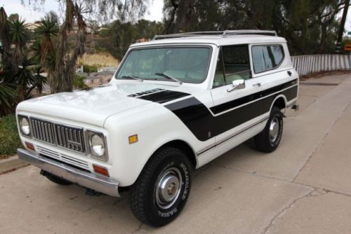 1974 international scout ii 100% rust free california rig 345 v8 auto ac $14,900