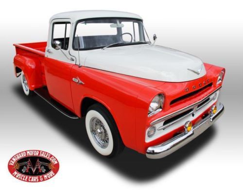 1957 dodge d-100 pickup rare restored gorgeous wow