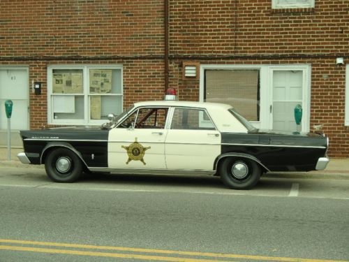 1965 ford galaxie 500 andy griffith mayberry sheriff patrol police car  must see