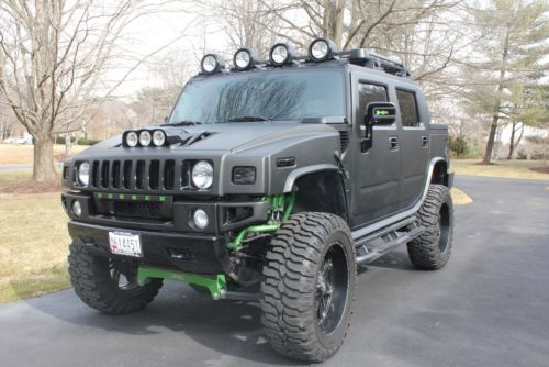 08 hummer h2 sut,supercharged,8&#034; lift,40&#034; tires,real head turner !!!