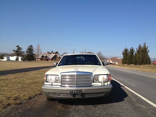 Mercedes 300sdl every service record since new texas car meticulous maintenance+