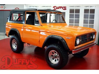 1968 ford bronco 4x4 orange