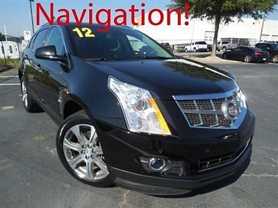 Cadillac srx awd 4dr premium collection low miles suv automatic 3.6l v6 cyl blac