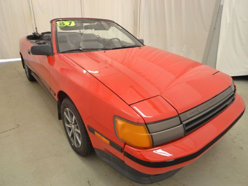Incredible find! 1987 toyota celica gt convertible with only 103,534 miles!