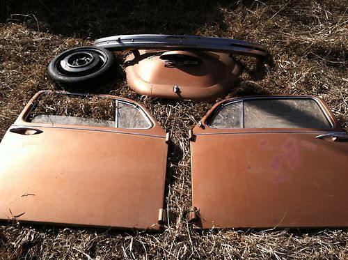 1970 volkswagon beetle - 'matching' - doors / engine lid / bumper / spare tire