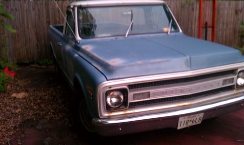 1971 chevy pickup w/ crate motor &amp; 4 speed trans