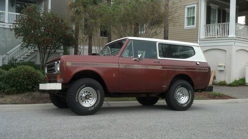 1979 international scout rare right hand drive!! runs and drives perfect, 4 wd