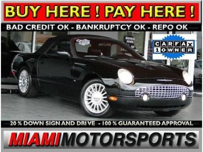 We finance '04 ford 1 owner low miles convertible leather alloy wheels