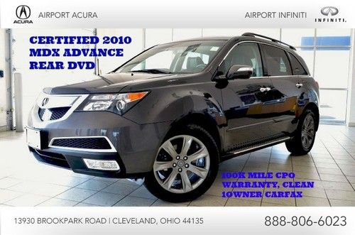 Cert preowned clean carfax 1owner warranty adv/ entertainment pkg fully loaded
