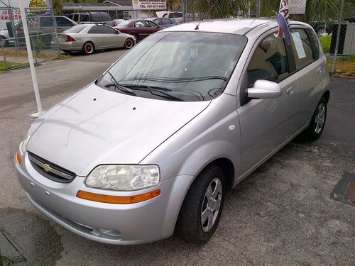2006 chevy aveo ls (silver) 98k. excellent condition. great exterior n interior