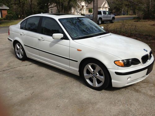 2003 bmw 330i white on tan great condition, private seller,  with no reserve!