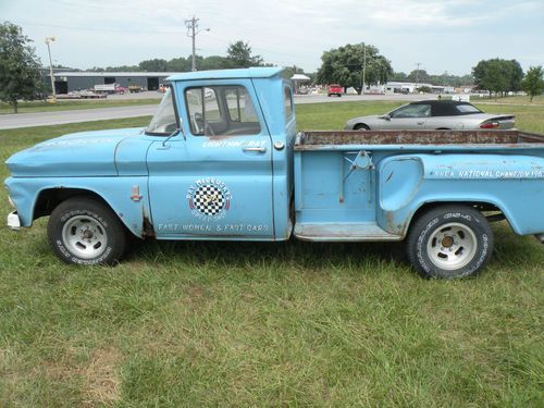 1963 chevy c-10 step side long box, 350 motor runs strong. hooker headers with n
