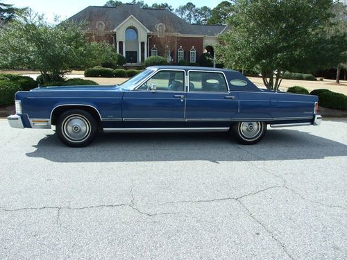 1976 lincoln continental town car package one owner garage kept 59,512 miles