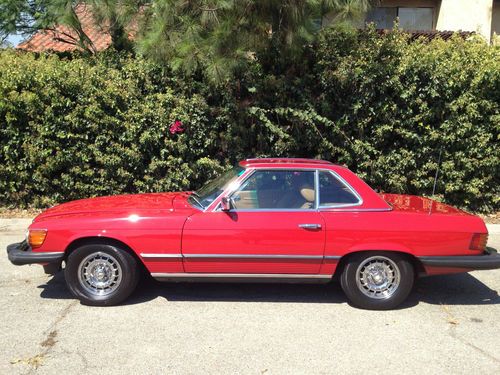 Red 30 year old built 10/1983 california garage kept same owner since 90 classic