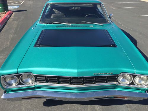 1968 plymouth roadrunner hardtop 383 surf turquoise no reserve not gtx charger