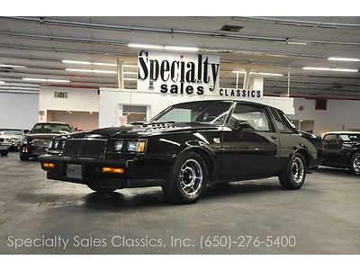 1986 buick regal grand national two door coupe