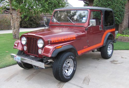 1986 jeep renegade 48k actual miles - original paint-survivor cj7